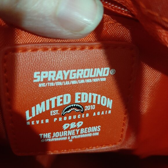 Sprayground limited edition like new statement clutch bag - Picture 5 of 12